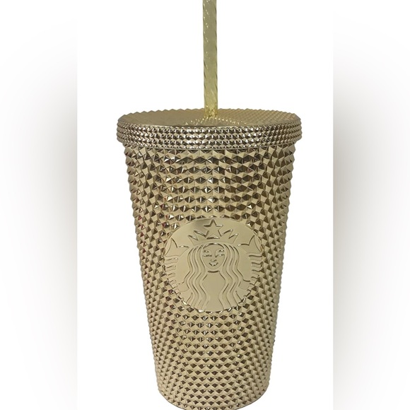 Starbucks Gold Studded Tumbler Fall Bling (16 oz - Grande) - Picture 1 of 3